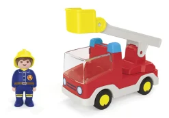 Héros Du Quotidien|PLAYMOBIL Junior : Camion de pompier avec échelle pivotante