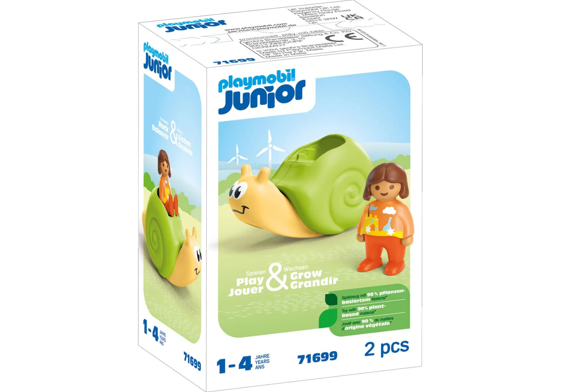 La Vie Quotidienne|PLAYMOBIL Junior : Enfant avec escargot à bascule