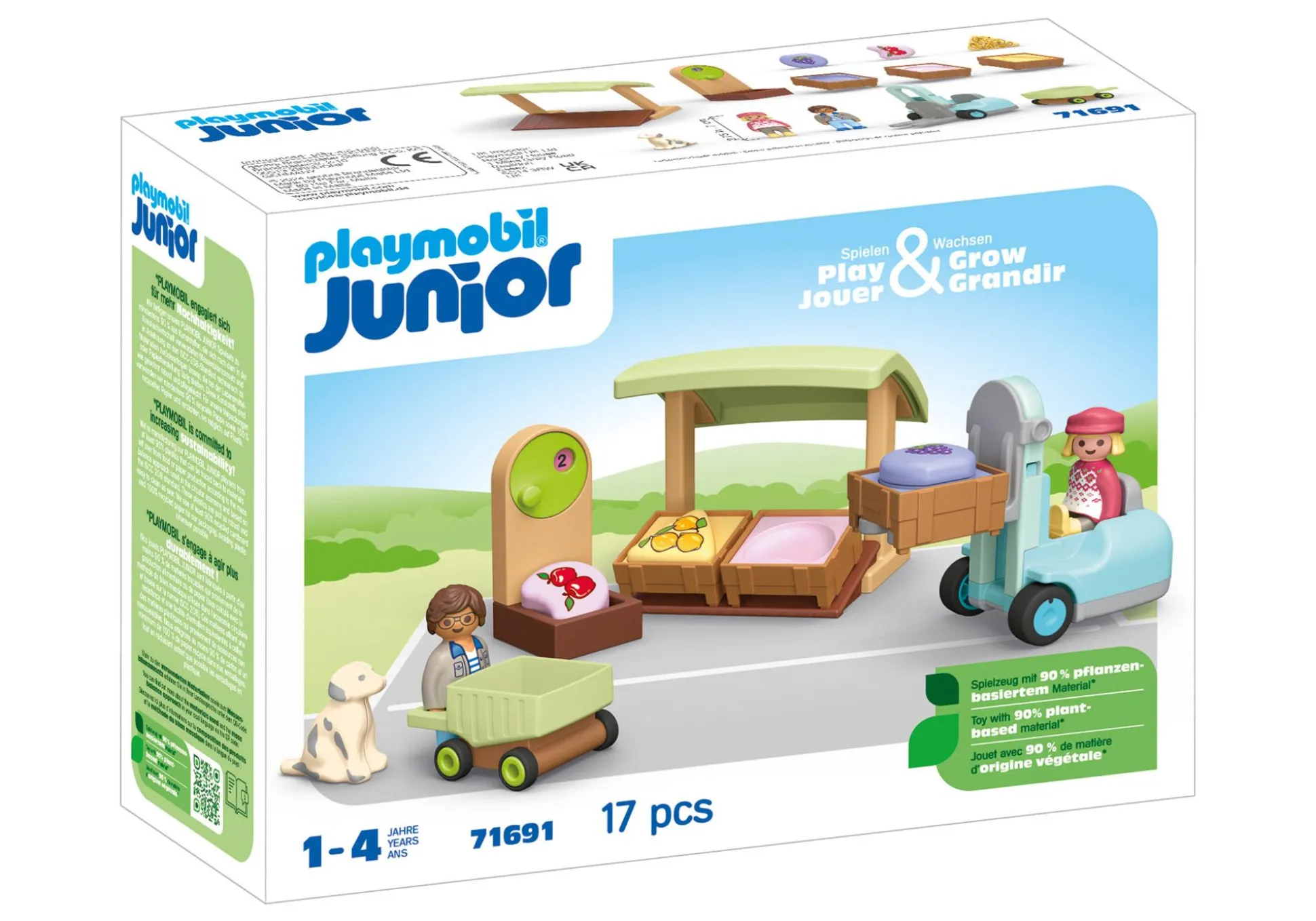 La Vie Quotidienne|PLAYMOBIL Junior : Etal de fruits et légumes bio
