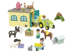 La Vie Quotidienne|PLAYMOBIL Junior : Ferme avec tracteur et animaux