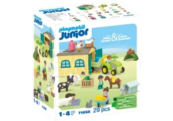 La Vie Quotidienne|PLAYMOBIL Junior : Ferme avec tracteur et animaux