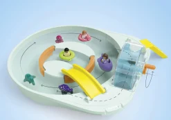 Action & Aventure|PLAYMOBIL JUNIOR AQUA : Parcours aquatique avec jeux d'eau et effets d'app