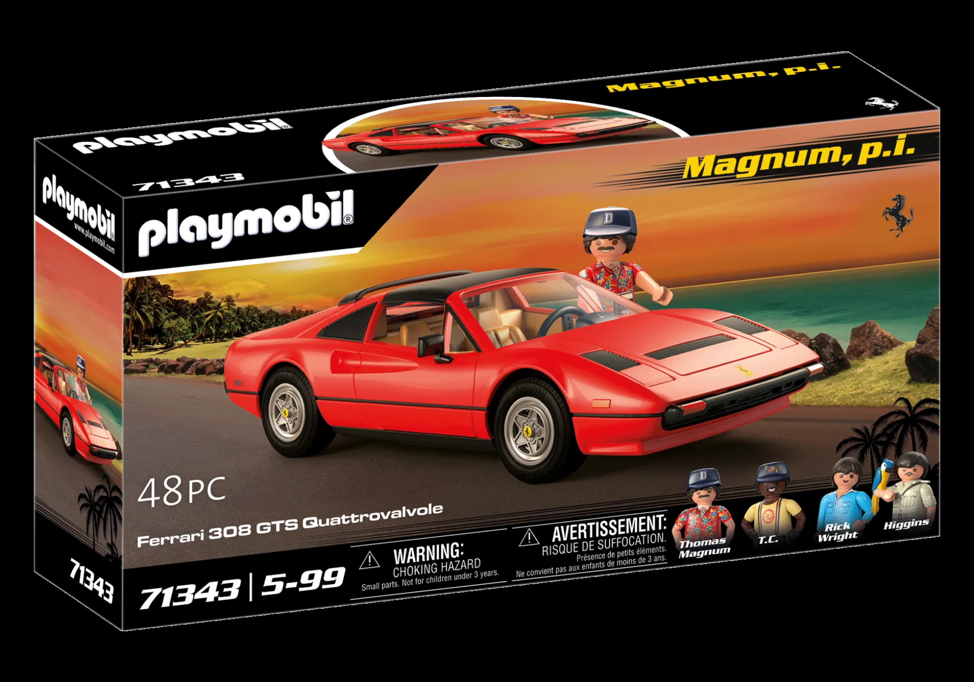 Films Et Séries|Les Voitures|PLAYMOBIL Magnum Ferrari 308GT