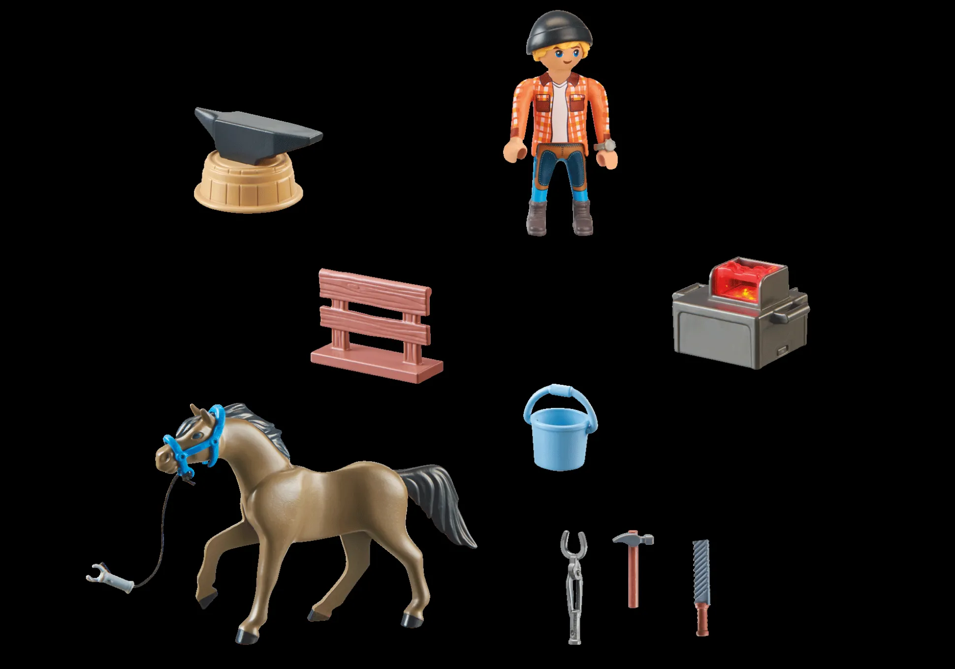 Les Animaux|PLAYMOBIL Maréchal-ferrant