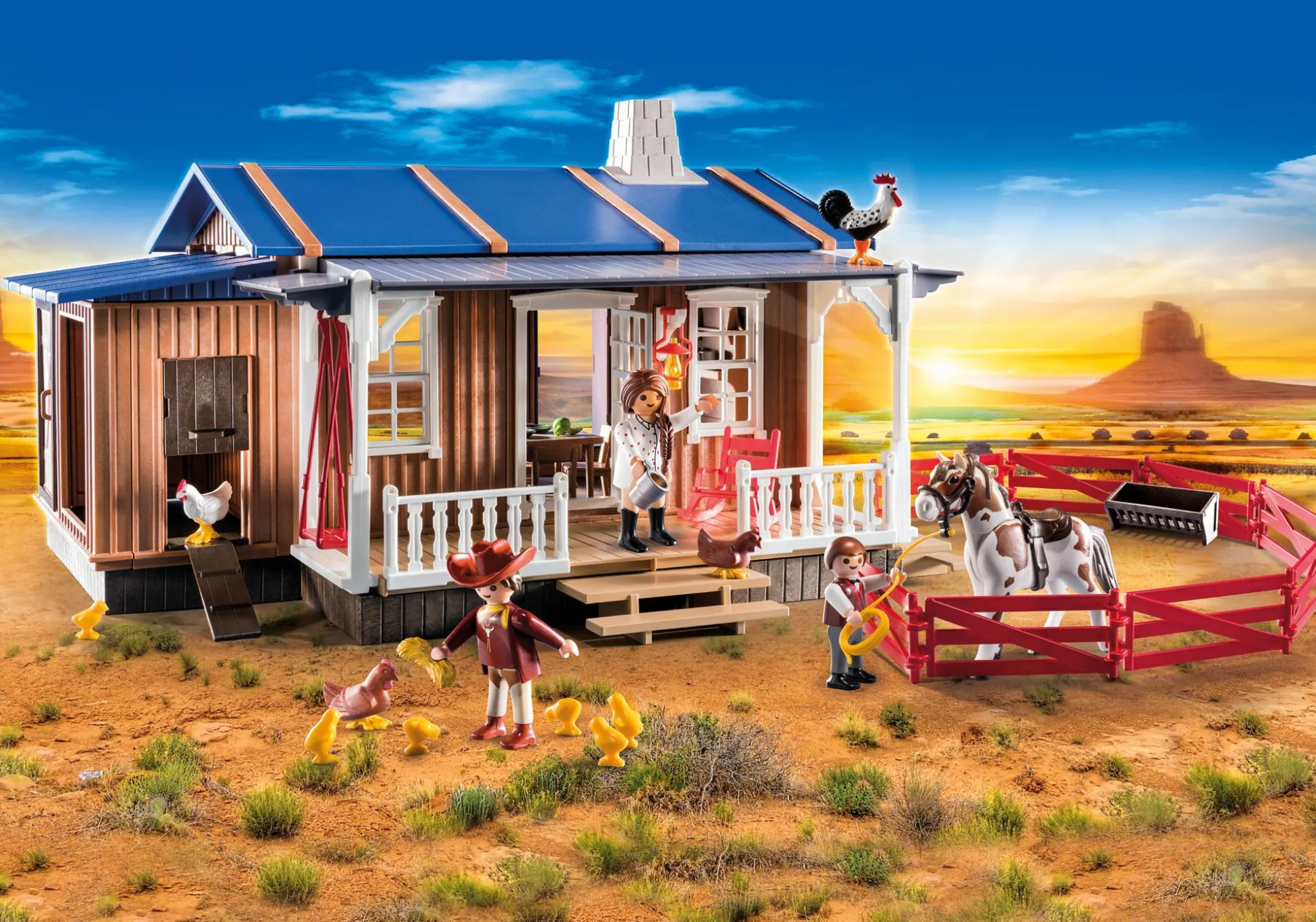 Histoire|Western|PLAYMOBIL Maxiplaymo Ferme du Far-West