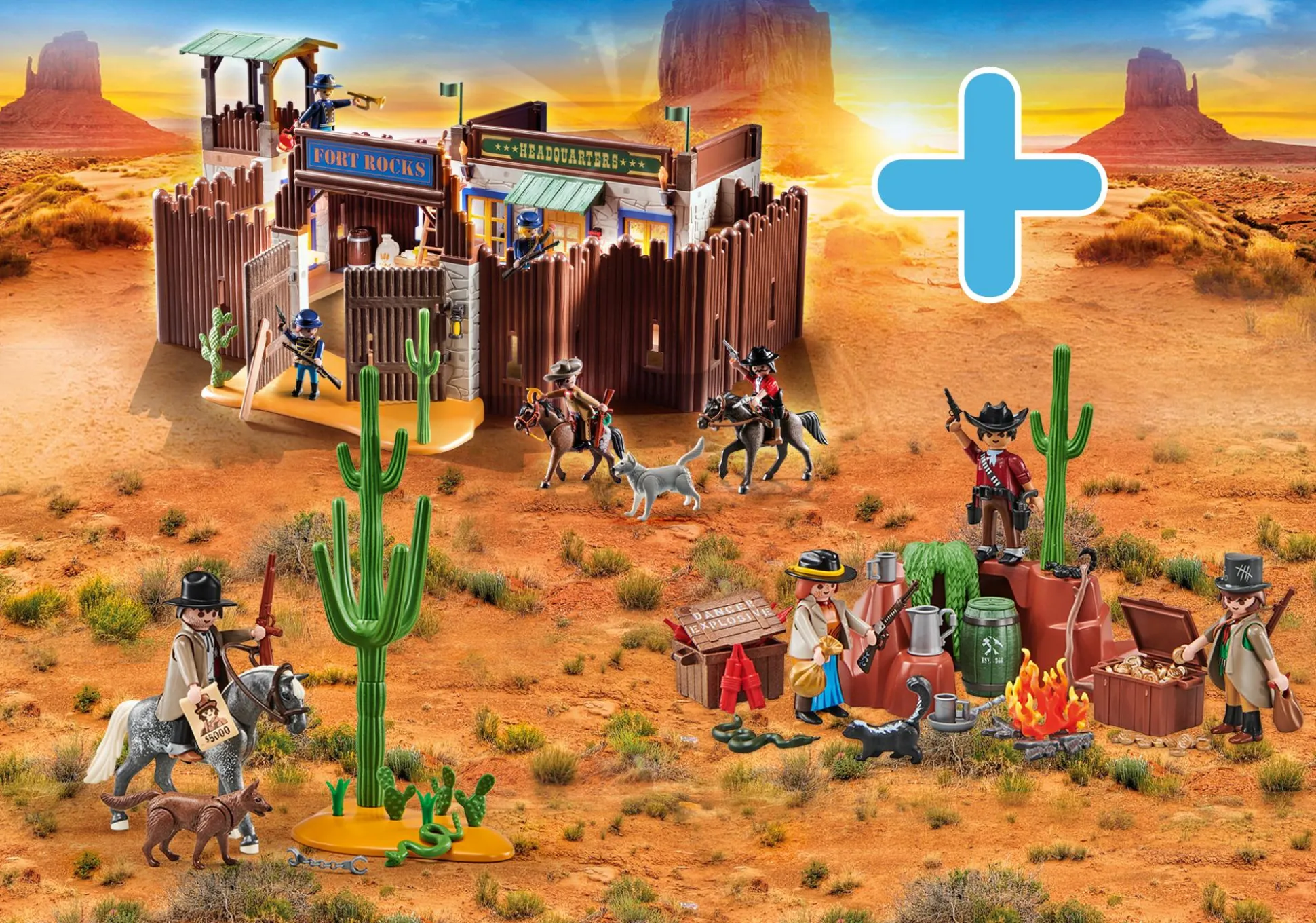Histoire|Western|PLAYMOBIL Maxiplaymo Western