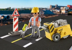 Action & Aventure|Action Heroes|PLAYMOBIL Ouvrier avec scie de sol