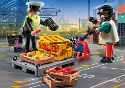Action & Aventure|Action Heroes|PLAYMOBIL Ouvrier et douanière