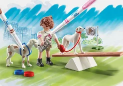 La Vie Quotidienne|PLAYMOBIL Color : Educatrice avec chiens
