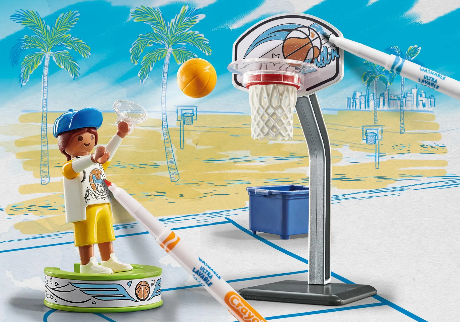 La Vie Quotidienne|PLAYMOBIL Color : Joueur de basket