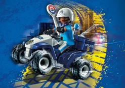Héros Du Quotidien|Action & Aventure|PLAYMOBIL Policier et quad