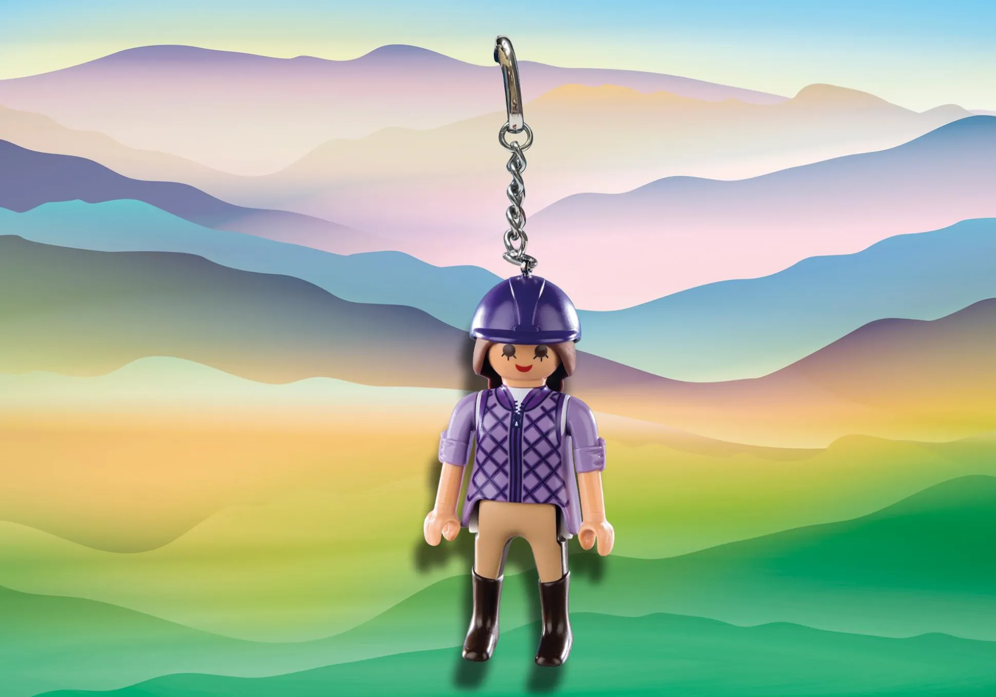Les Animaux|PLAYMOBIL Porte-clé Cavalière