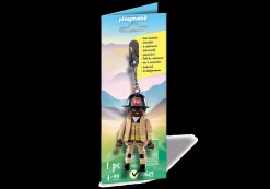Héros Du Quotidien|Action & Aventure|PLAYMOBIL Porte-clé Pompier