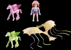 Les Princesses|Imaginaire|PLAYMOBIL Princesse et poulains ailés