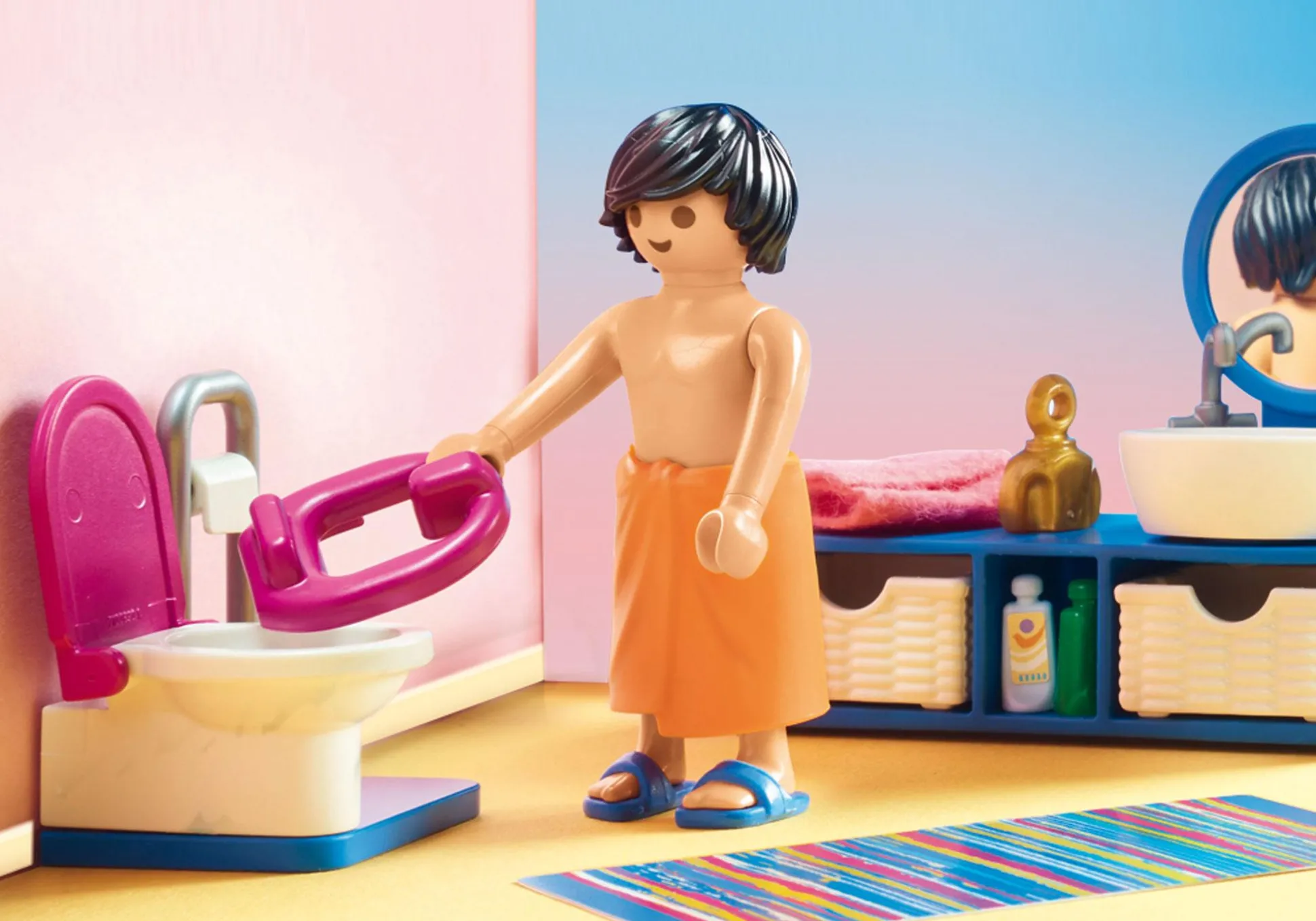 La Vie Quotidienne|Dollhouse|PLAYMOBIL Salle de bain avec baignoire