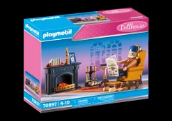 Histoire|Dollhouse|PLAYMOBIL Salon avec cheminée