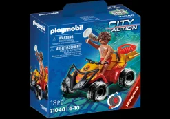 Héros Du Quotidien|Action & Aventure|PLAYMOBIL Sauveteur en mer et quad