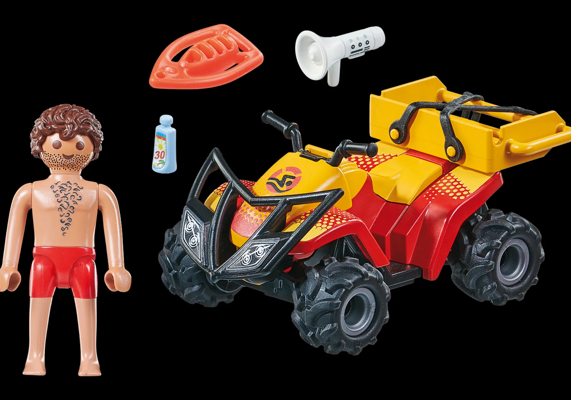 Héros Du Quotidien|Action & Aventure|PLAYMOBIL Sauveteur en mer et quad