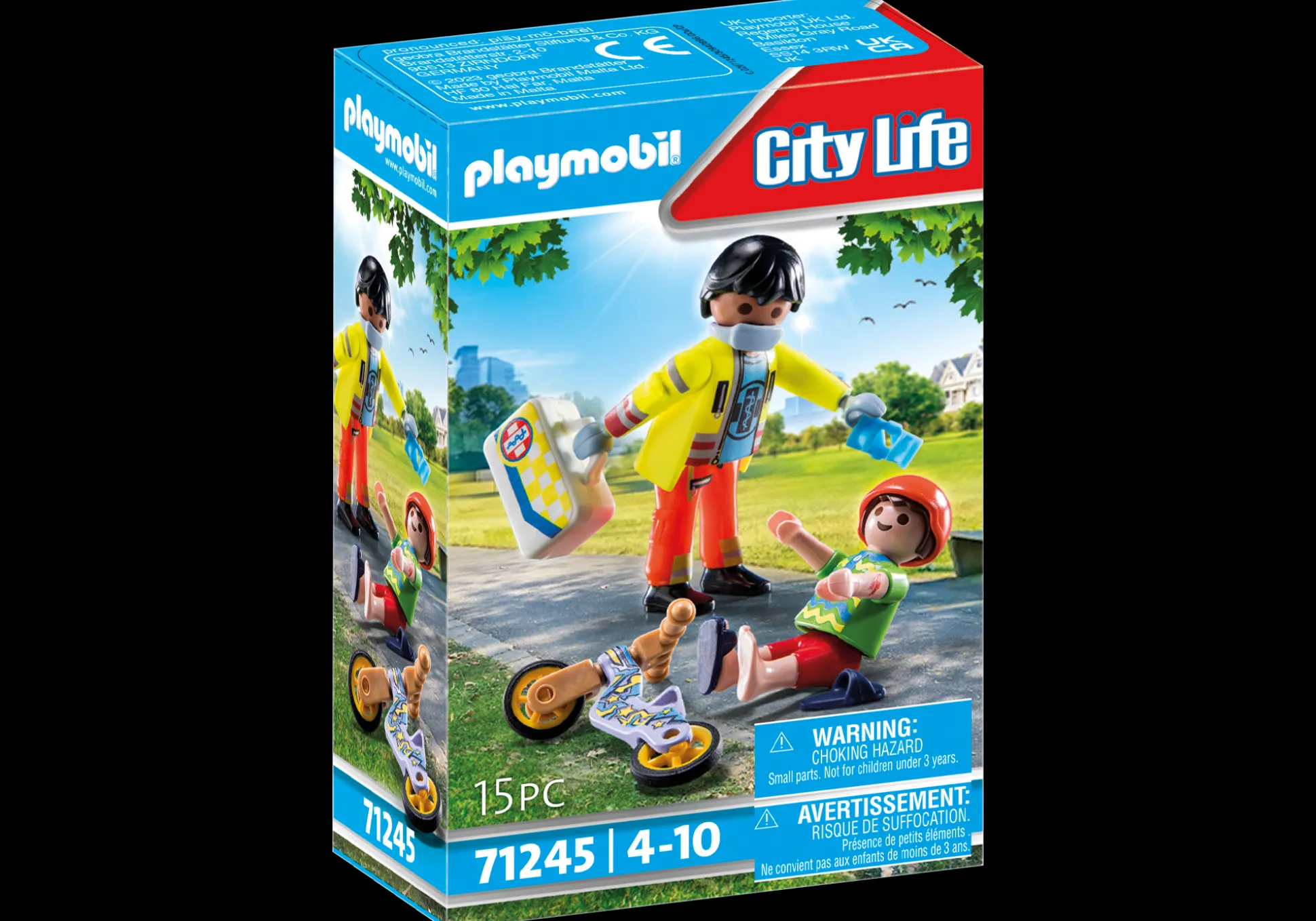 Héros Du Quotidien|My Life|PLAYMOBIL Secouriste avec blessé