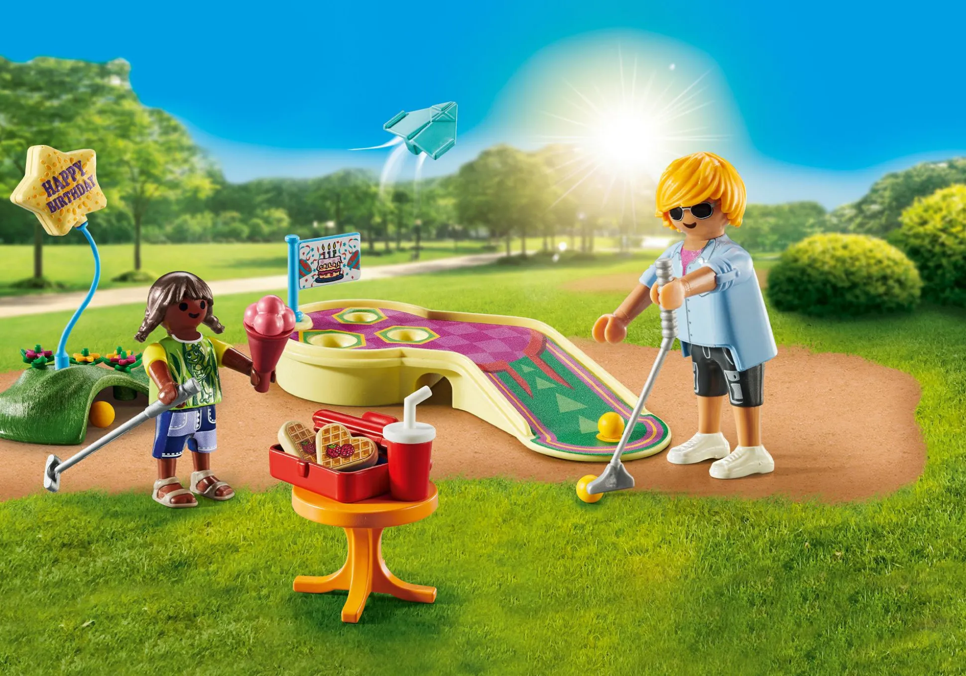 La Vie Quotidienne|Anniversaire|PLAYMOBIL Set cadeau : Mini golf