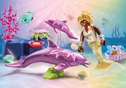 Imaginaire|PLAYMOBIL Sirène avec dauphins