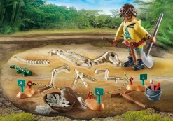 Imaginaire|Dinos & Dragons|PLAYMOBIL Site archéologique avec squelette de dinosaure