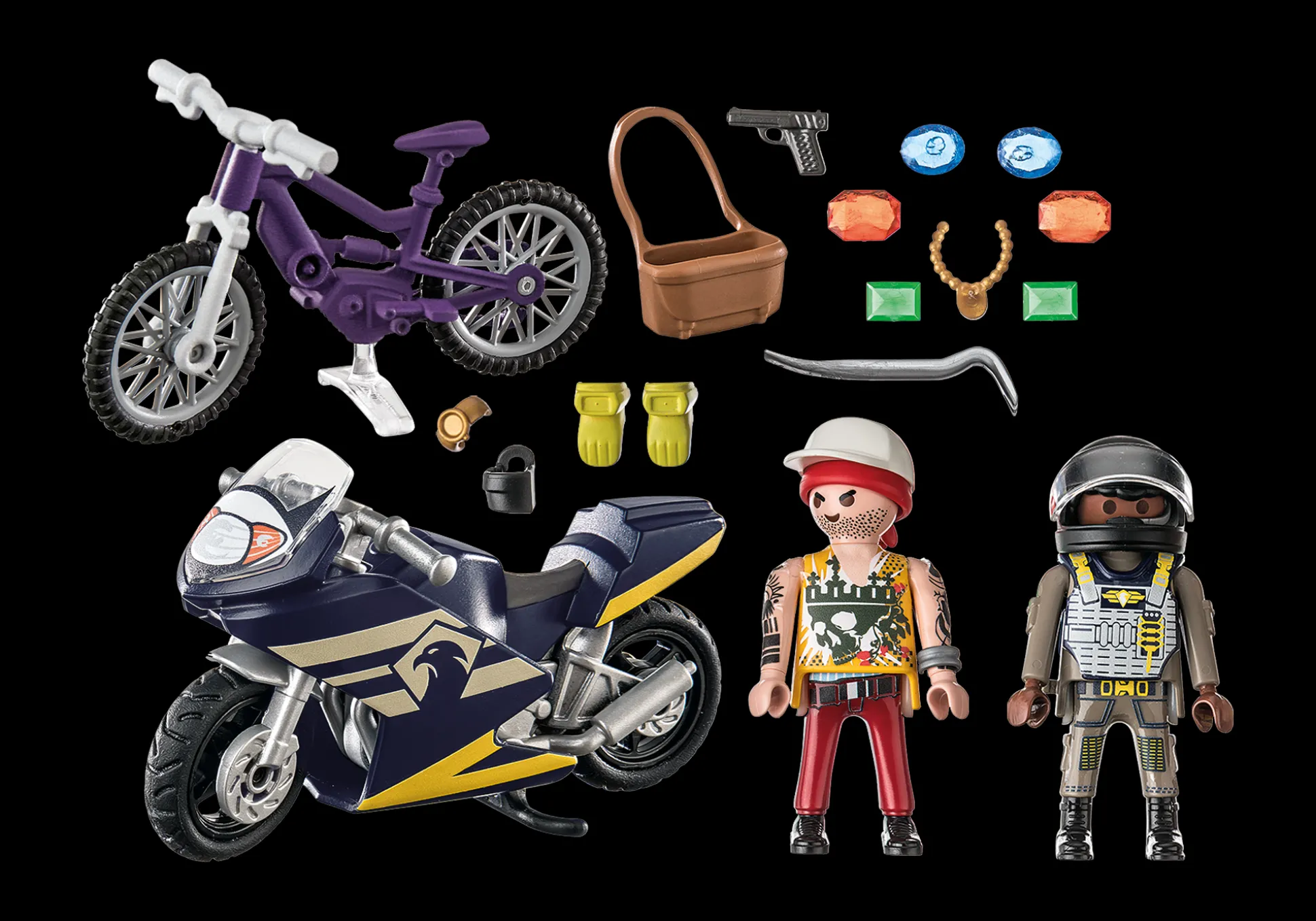 Héros Du Quotidien|Action & Aventure|PLAYMOBIL Starter Pack Agent et voleur