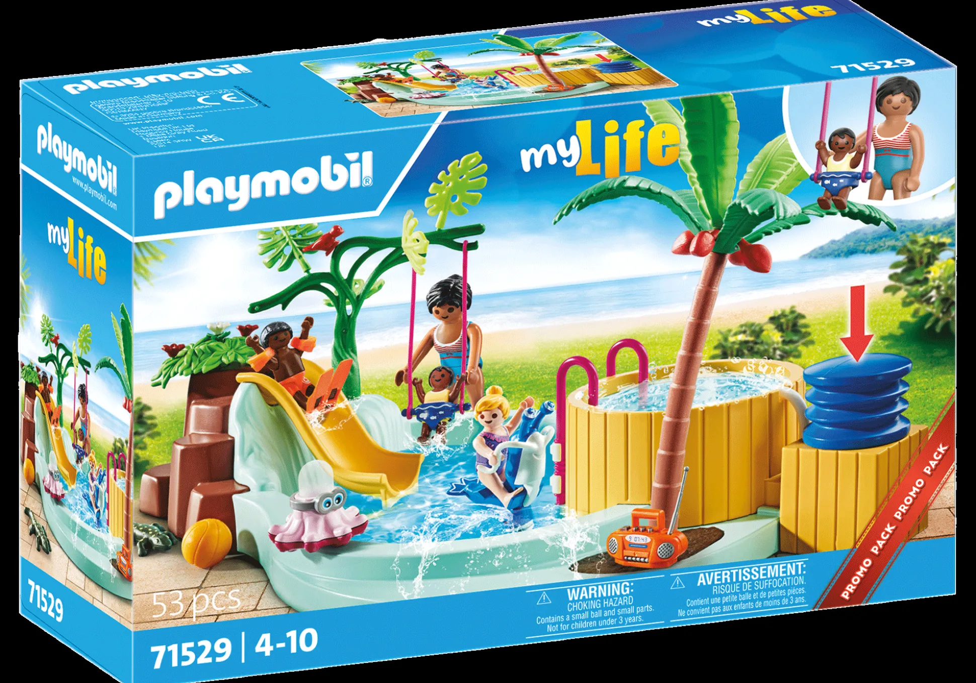 La Vie Quotidienne|My Life|PLAYMOBIL Vacanciers avec piscine et bain à bulles