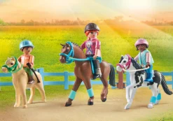 Les Animaux|PLAYMOBIL Van pour cheval et poneys avec enclos