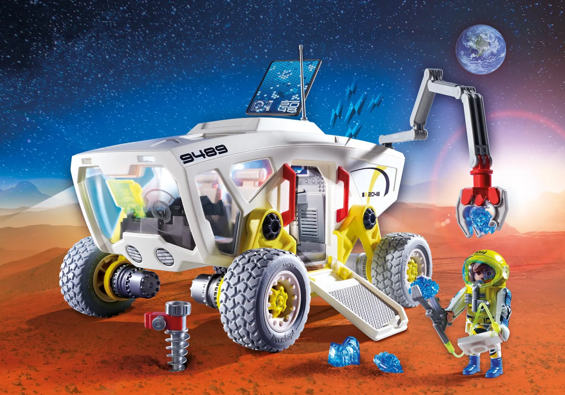 Action & Aventure|Action Heroes|PLAYMOBIL Véhicule de reconnaissance spatiale