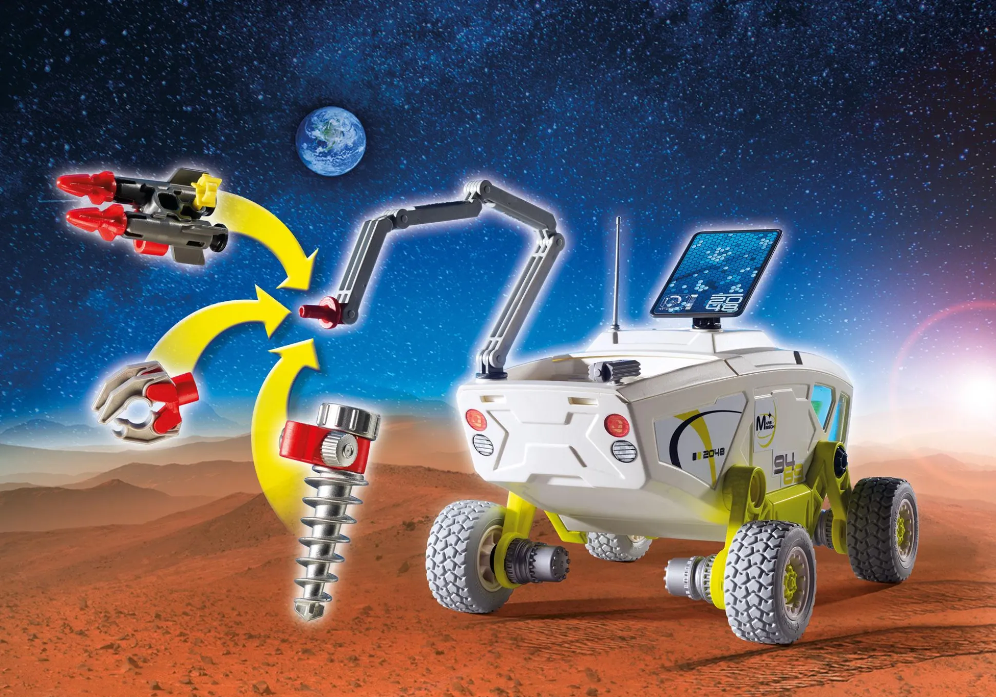 Action & Aventure|Action Heroes|PLAYMOBIL Véhicule de reconnaissance spatiale