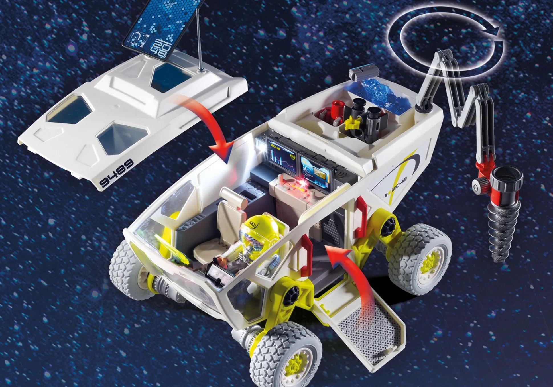 Action & Aventure|Action Heroes|PLAYMOBIL Véhicule de reconnaissance spatiale