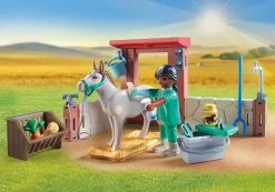 Les Animaux|PLAYMOBIL Vétérinaire avec animaux de la ferme